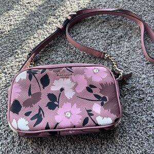 Kate Spade Pink and Black Floral Bag